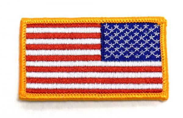 Reverse US Flag Patch w- Velcro – Mil-Bar